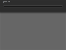Tablet Screenshot of jaba.ws